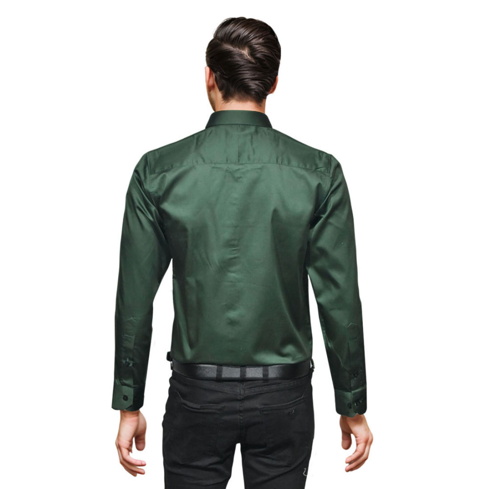 Giorgio Armani Dark Green Premium Quality Shirt-thumb-1