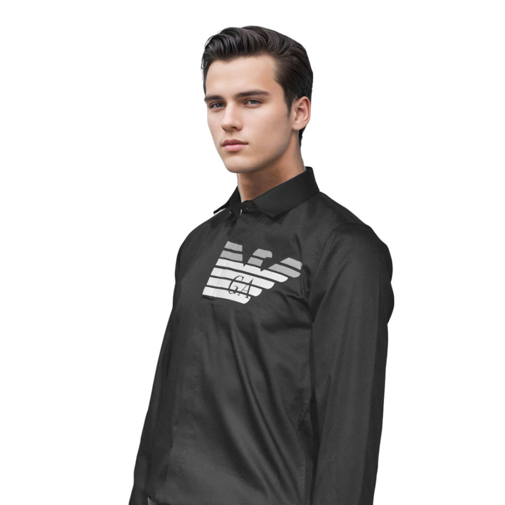Giorgio Armani Black Premium Quality Shirt-2
