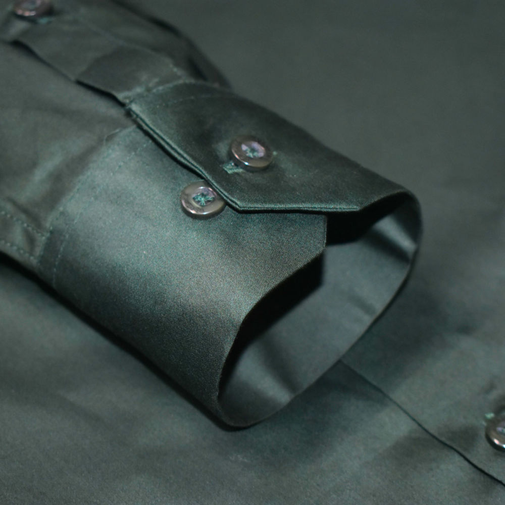 Versace Dark Green Premium Quality Shirt-thumb-5