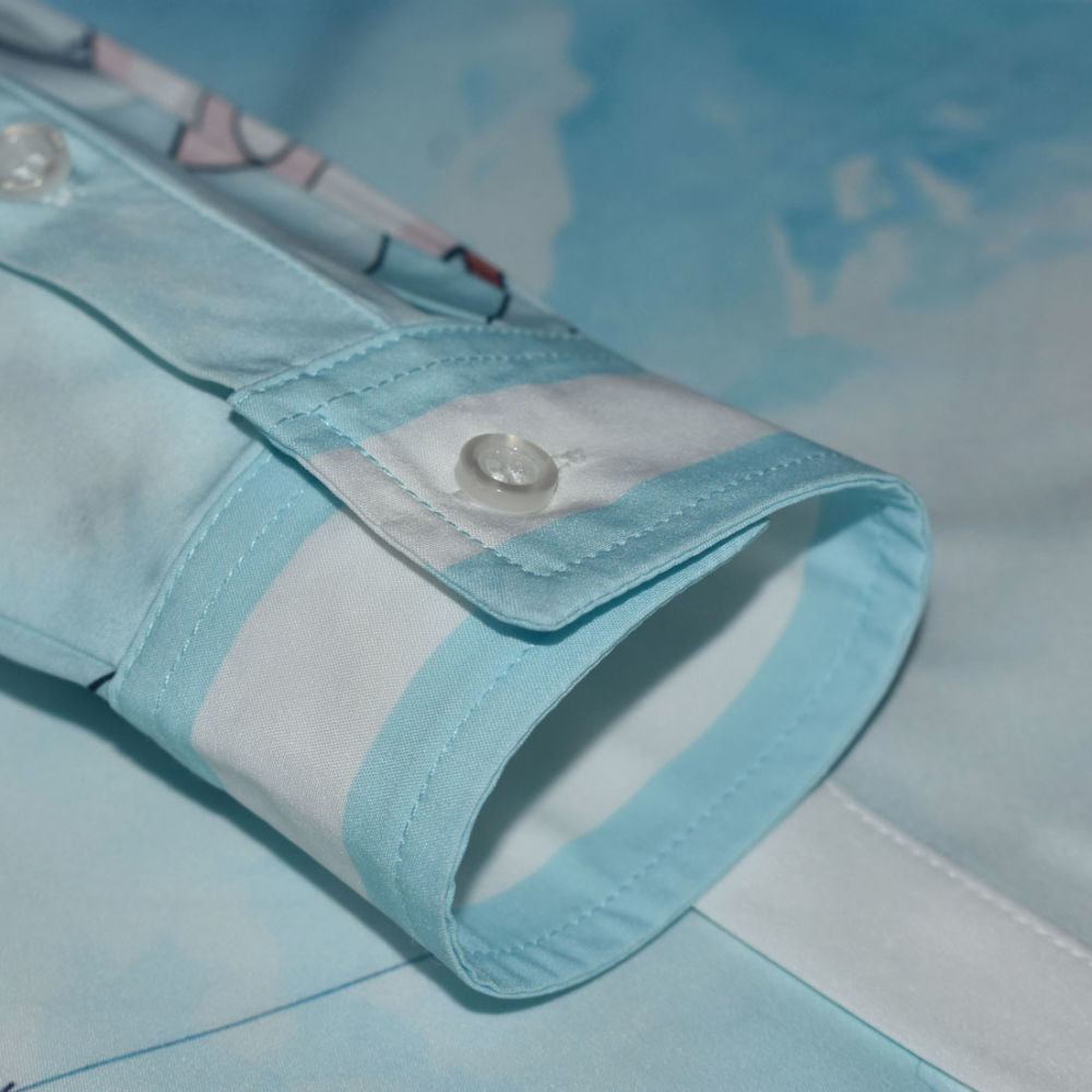 Casablanca Sky Blue Premium Quality Shirt-4