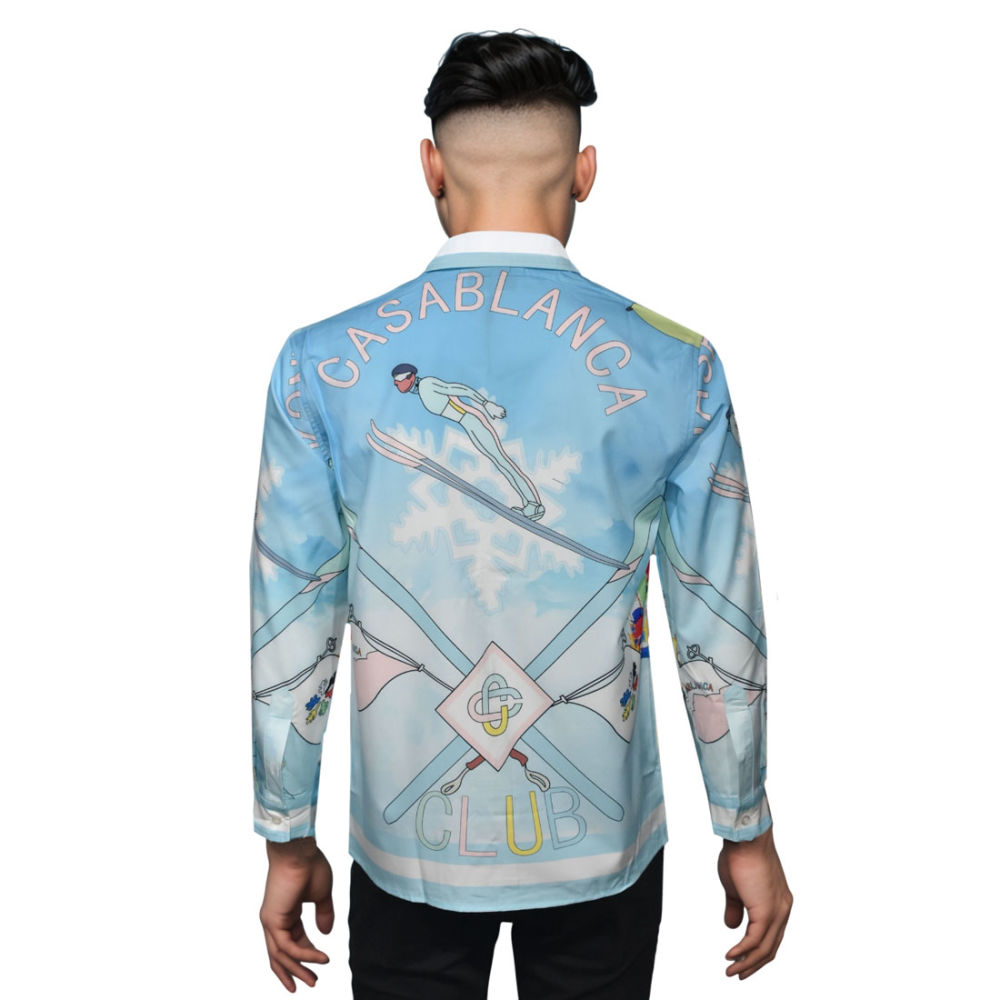 Casablanca Sky Blue Premium Quality Shirt-1