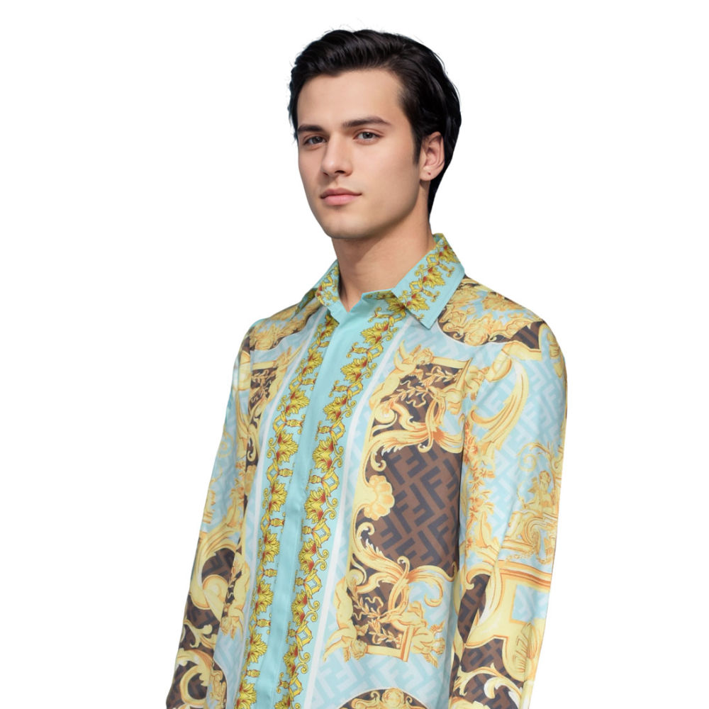 Versace Baroque Print Shirt-2