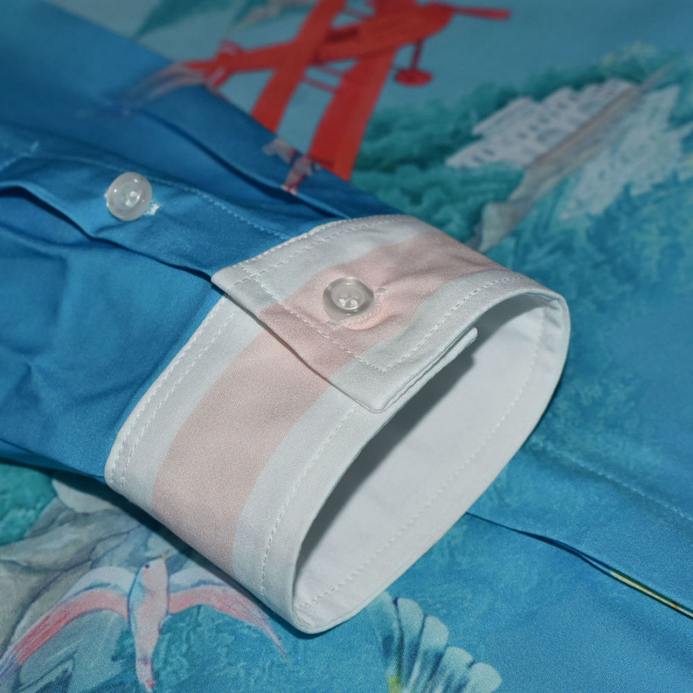 Casablanca Sky Blue Premium Quality Shirt-5