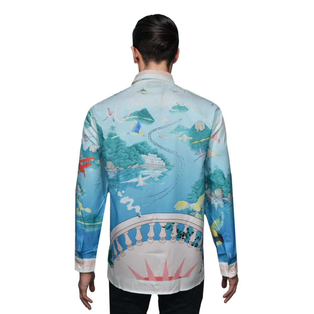 Casablanca Sky Blue Premium Quality Shirt-1