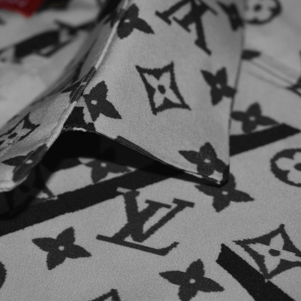 Louis Vuitton Cream Premium Quality Designer Shirt-3