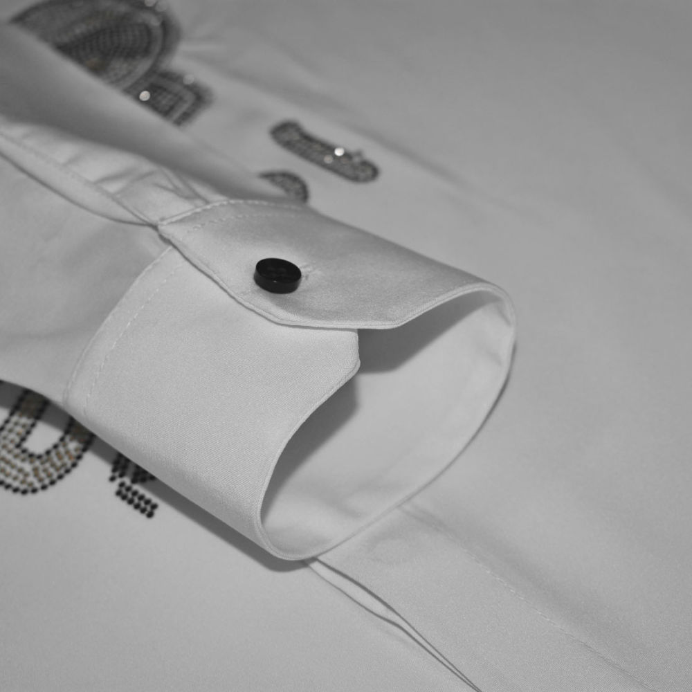 Fendi White Premium Quality Designer Shirt-5