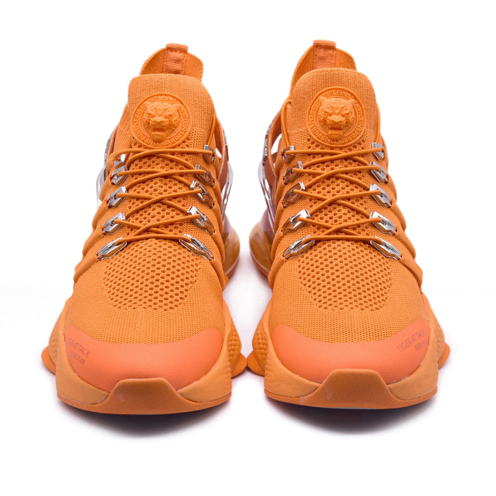 Philip Plein Sports Orange Premium Low-Top Sneaker-4