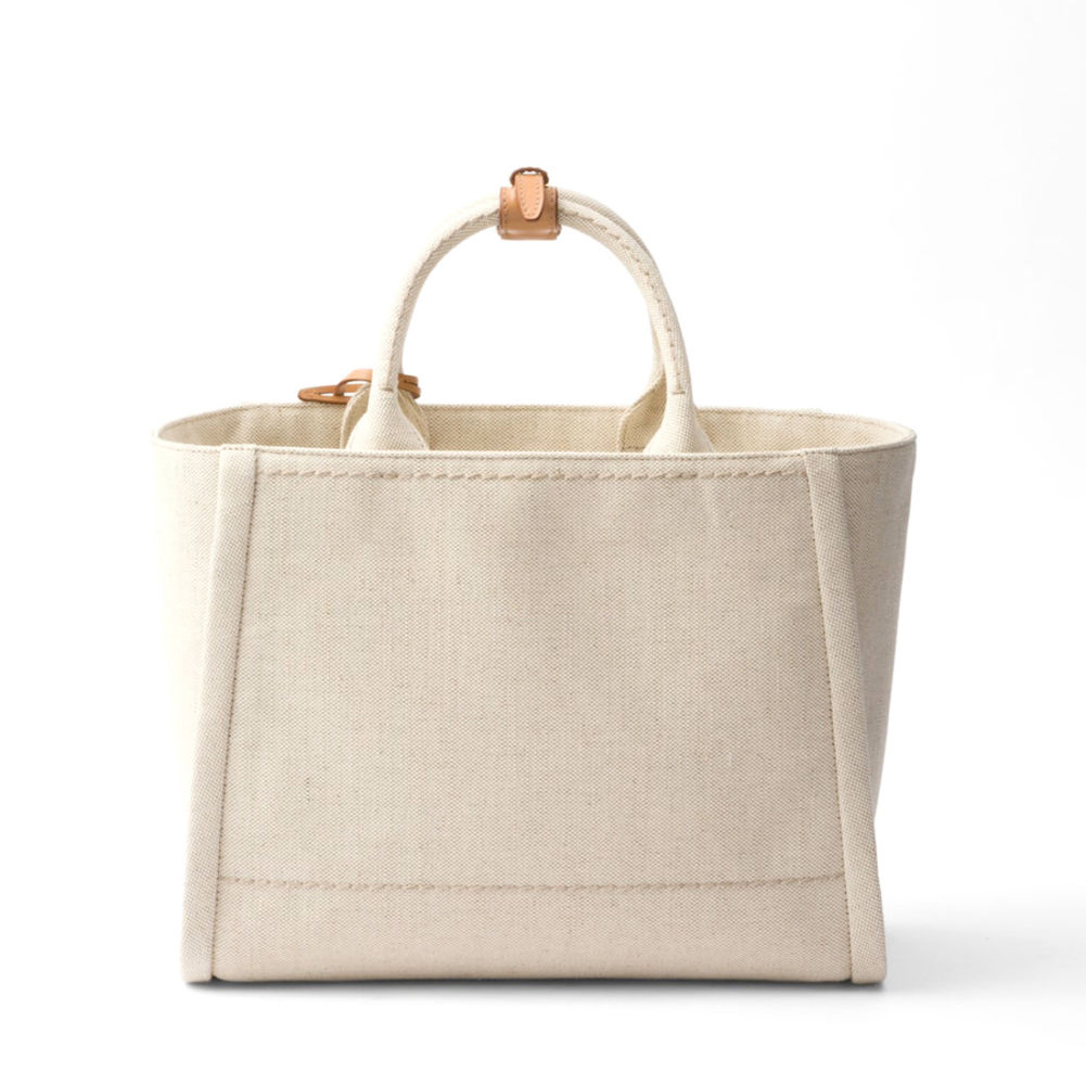 Prada Medium linen blend tote bag-1