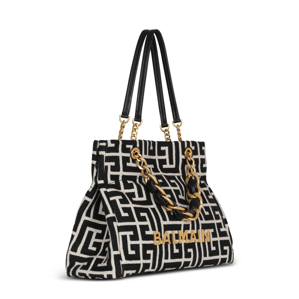 Balmain Premium Black Tote Bags-1