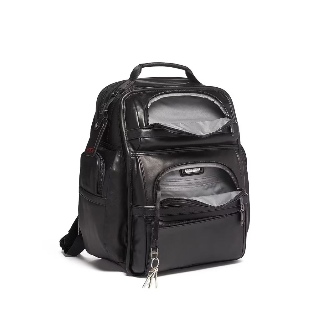 Tumi Brief Pack Leather Backpack-2