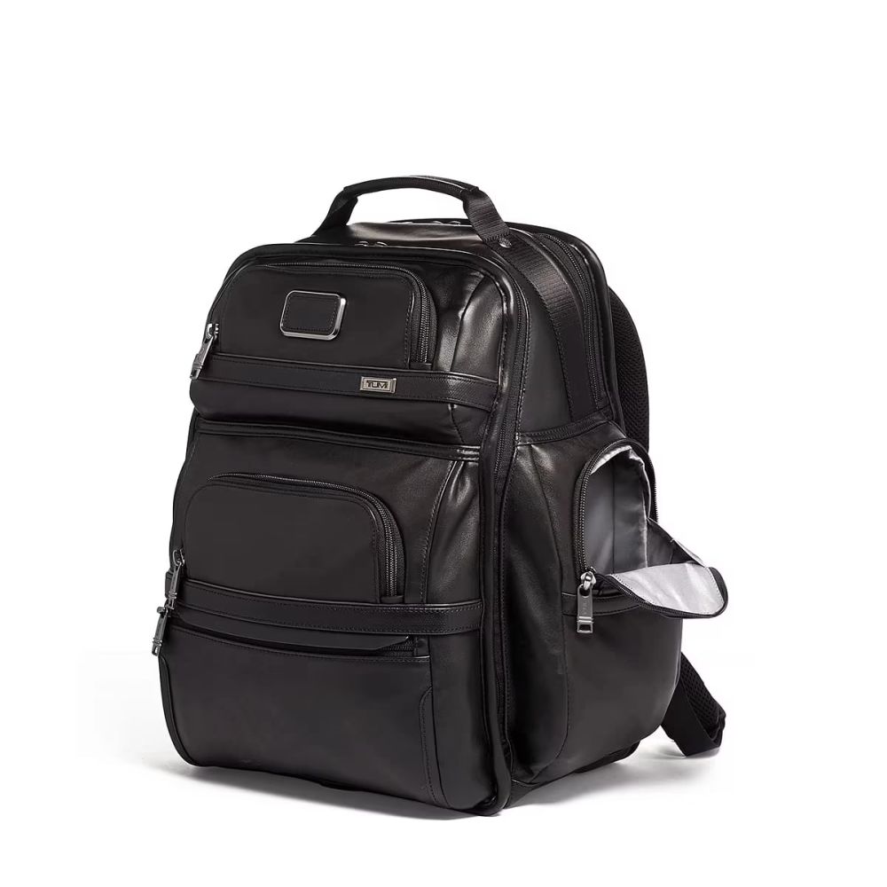 Tumi Brief Pack Leather Backpack-1