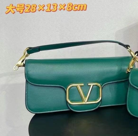Valentino Locò Teal Green Crossbody Bag-thumb-0