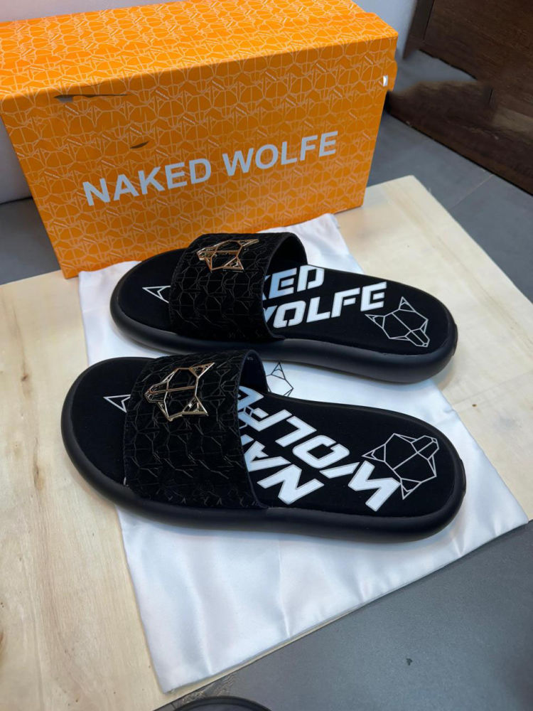 Naked Wolfe Black Premium Alias Flip-flops-1