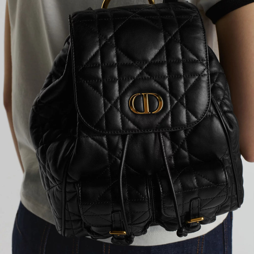 Christian Dior Black Premium Saddle Bag-3