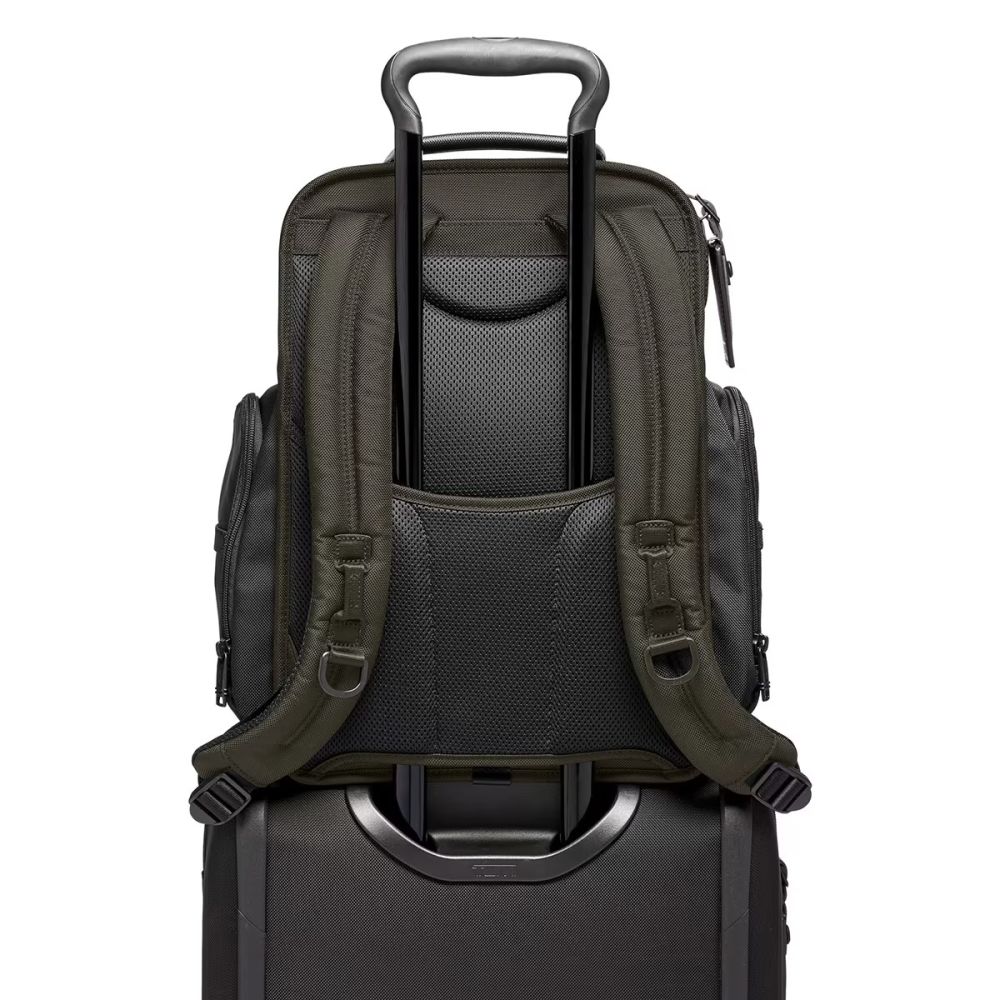 Tumi Alpha 3 Brief Pack Olive Backpack-4