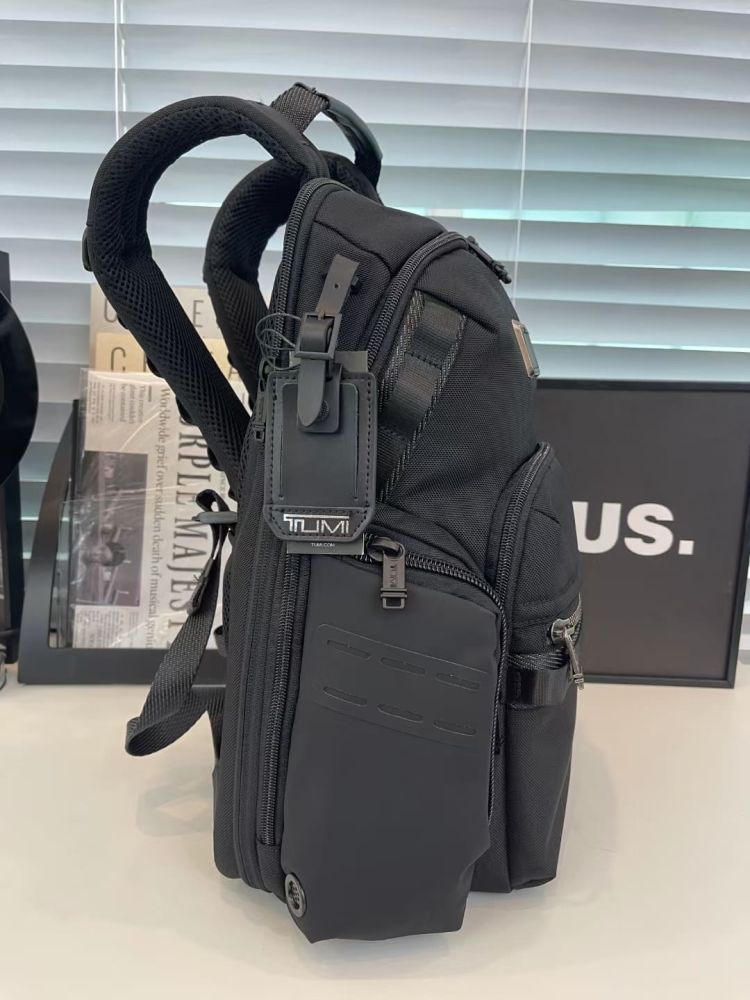 Tumi Alpha Bravo Navigation Black Backpack-1