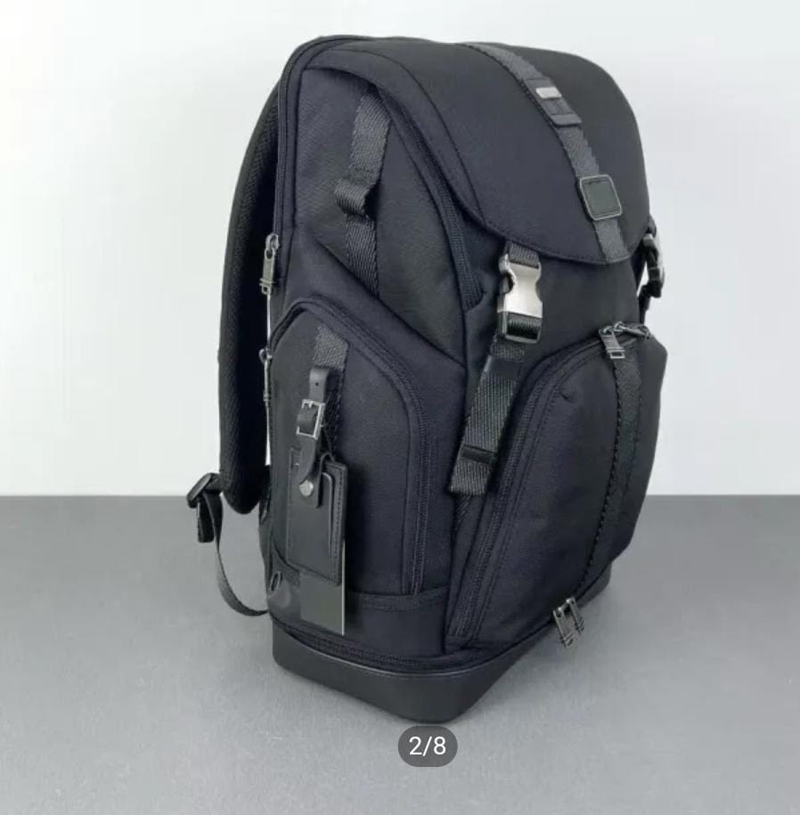 Tumi Alpha Bravo Black Backpack-1