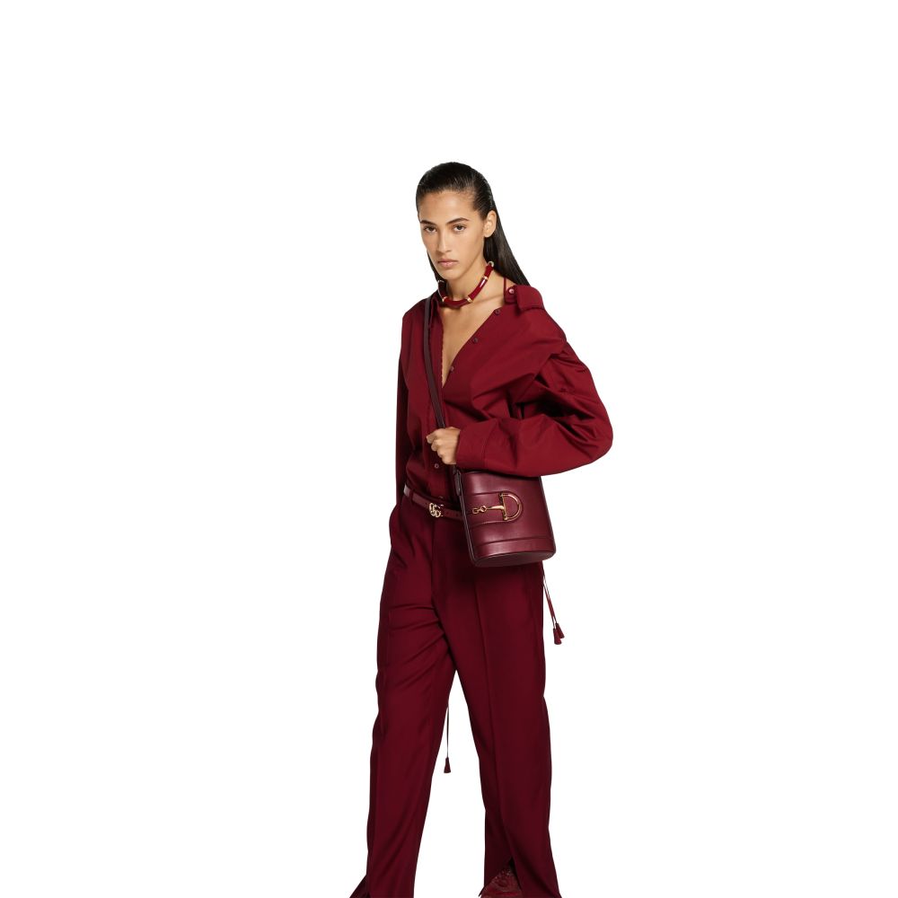 Gucci 73 Small Wine Bucket Bag-10