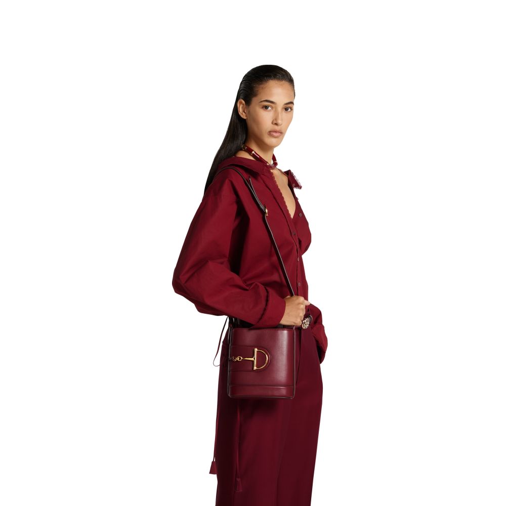 Gucci 73 Small Wine Bucket Bag-9