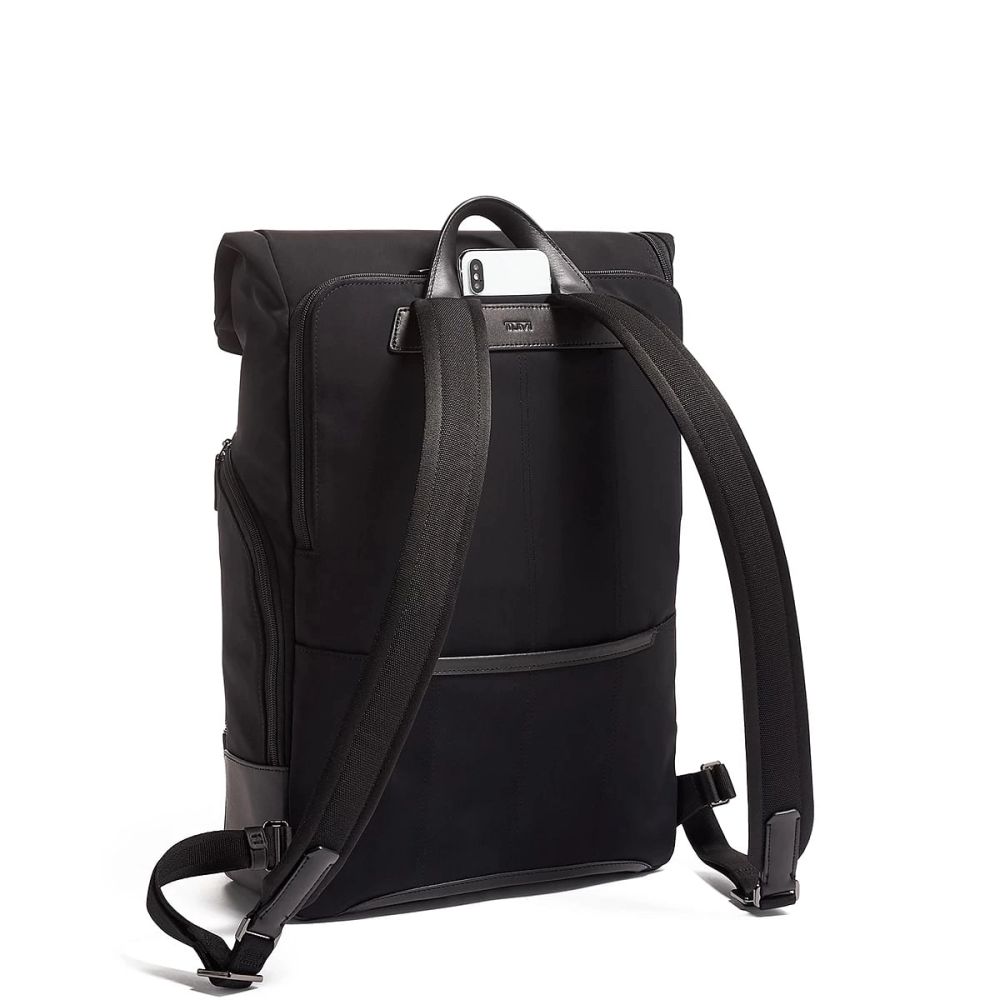 Tumi Osborn Roll Top Backpack Black-1