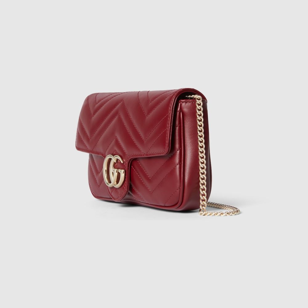 Gucci GG Marmont Wine small shoulder bag-2
