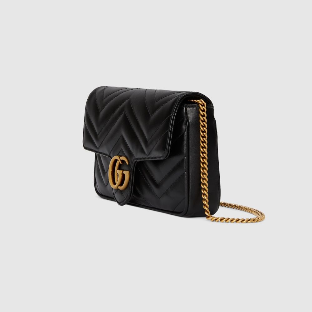 Gucci GG Marmont Black small shoulder bag-3