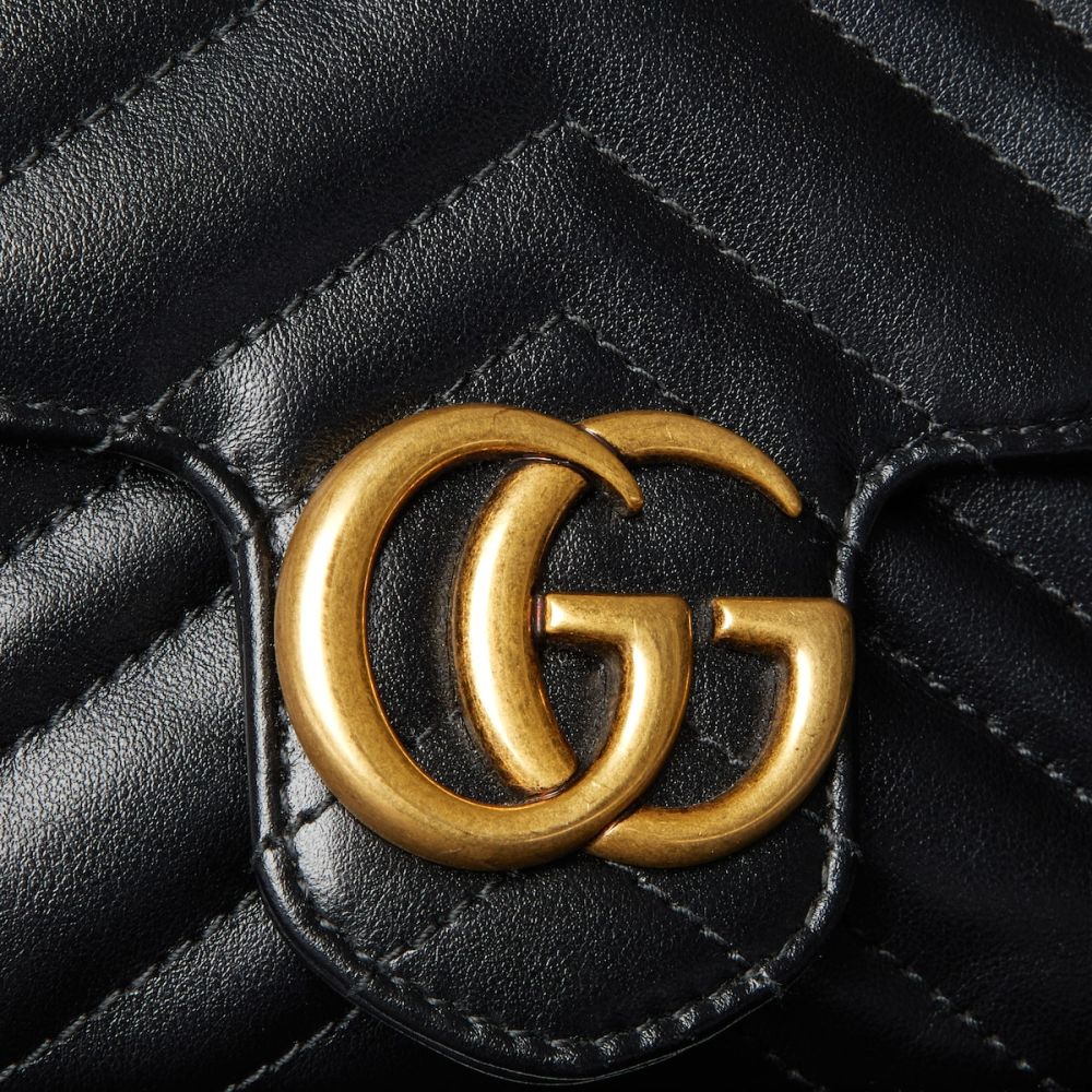 Gucci GG Marmont Black small shoulder bag-5