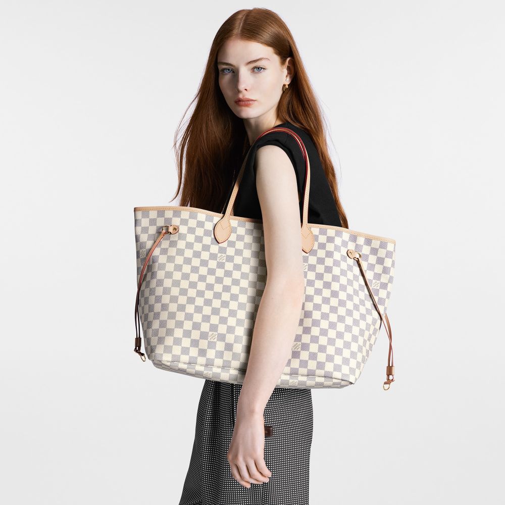 Louis Vuitton Neverfull GM Damier Azur Canvas Bag-9