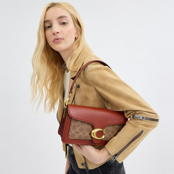 Coach Tabby Brown Shoulder Bag-4