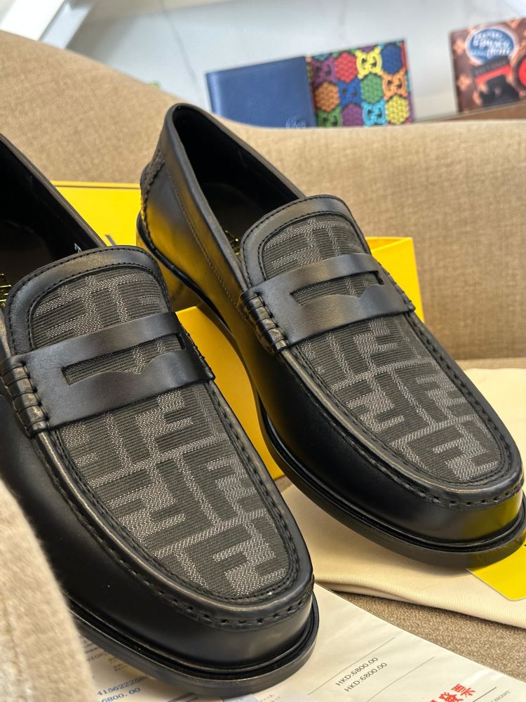 Fendi Black Premium Quality Loafers-2
