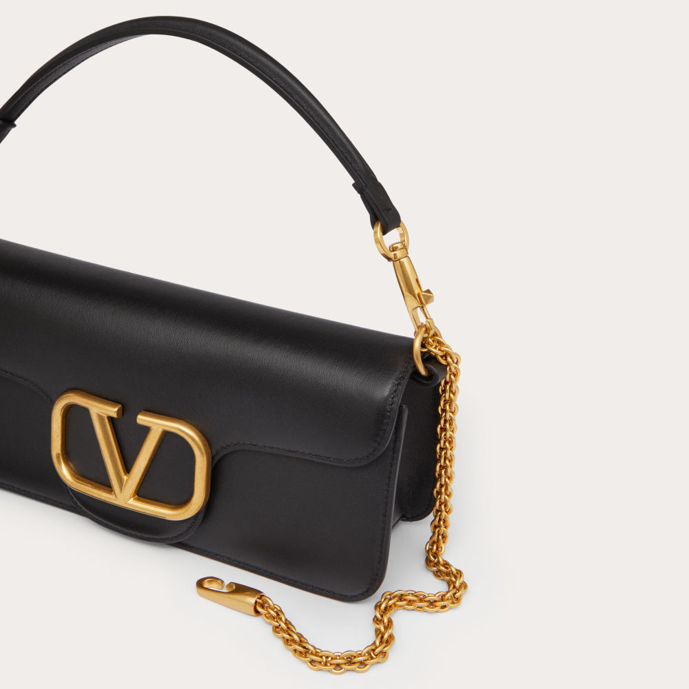 Valentino Garavani Locò Black Shoulder Bag-4