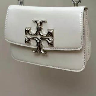 Tory Burch Small Eleanor White Bag-thumb-1