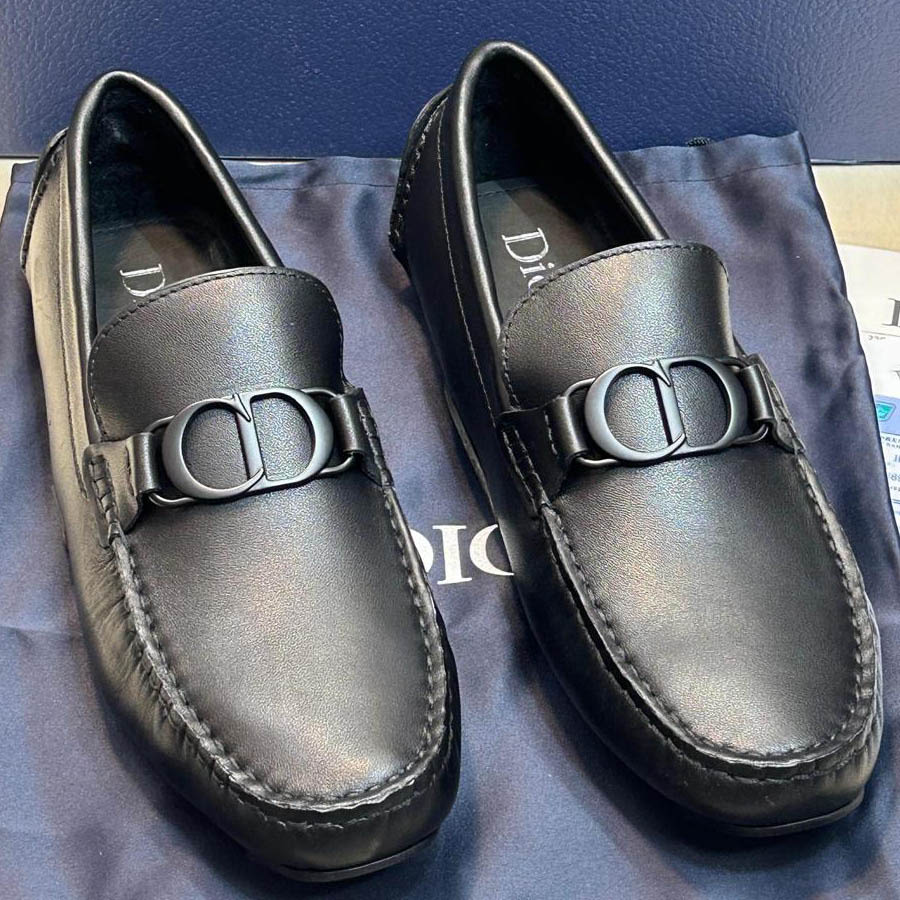 Dior Black Premium Quality Loafers-thumb-0