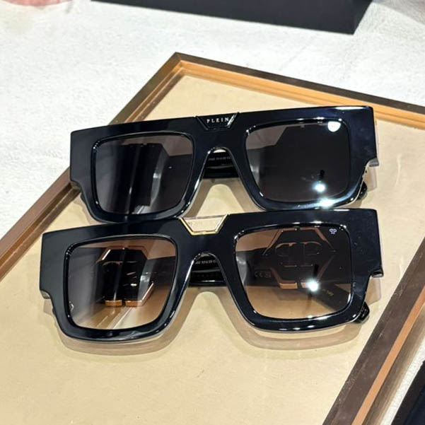 Philipp Plein Brown Luxury Sunglasses-3