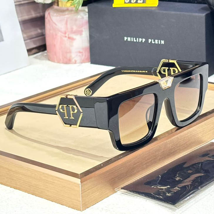 Philipp Plein Brown Luxury Sunglasses-2