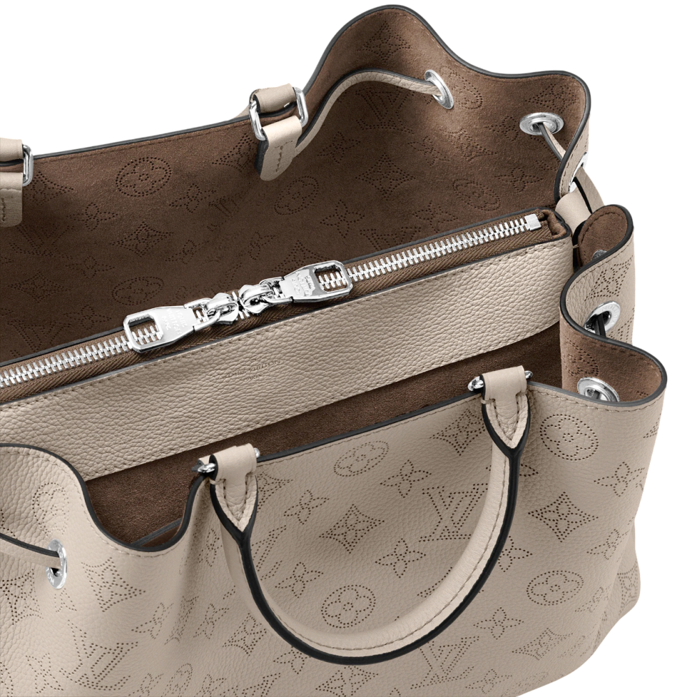 Louis Vuitton Mahina Bella Light Beige Tote Bag-5