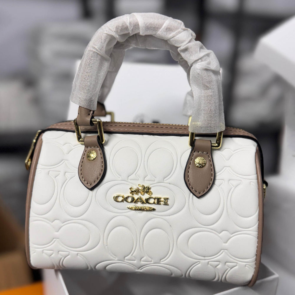 Coach Outlet Mini Rowan Leather Speedy Bag-thumb-0