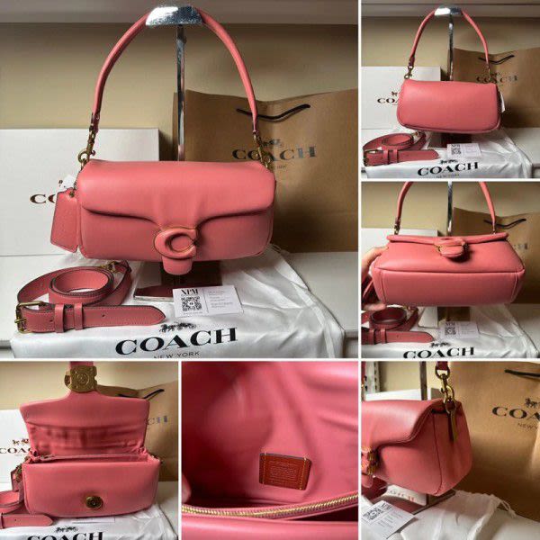 Coach Pillow Tabby Pink Shoulder Bag-thumb-2