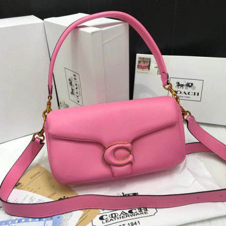 Coach Pillow Tabby Pink Shoulder Bag-thumb-0