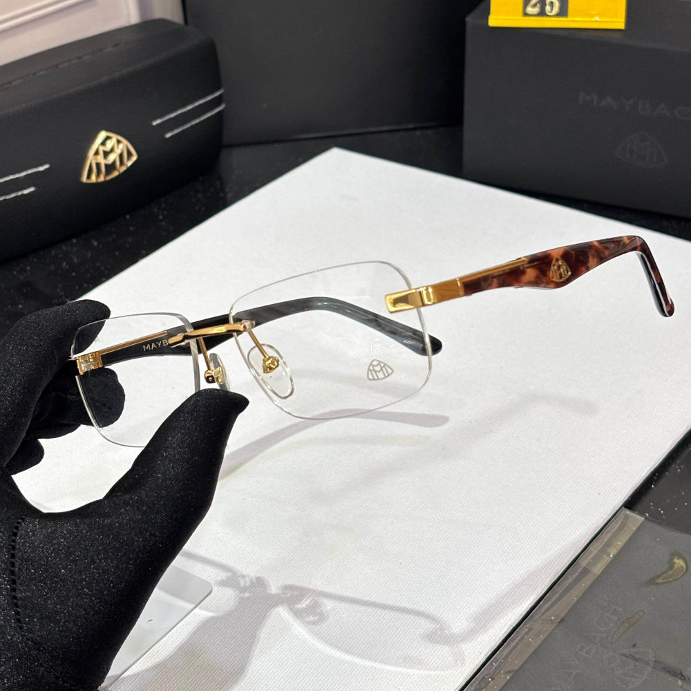 Maybach Brown & Black Luxury Sunglasses-1