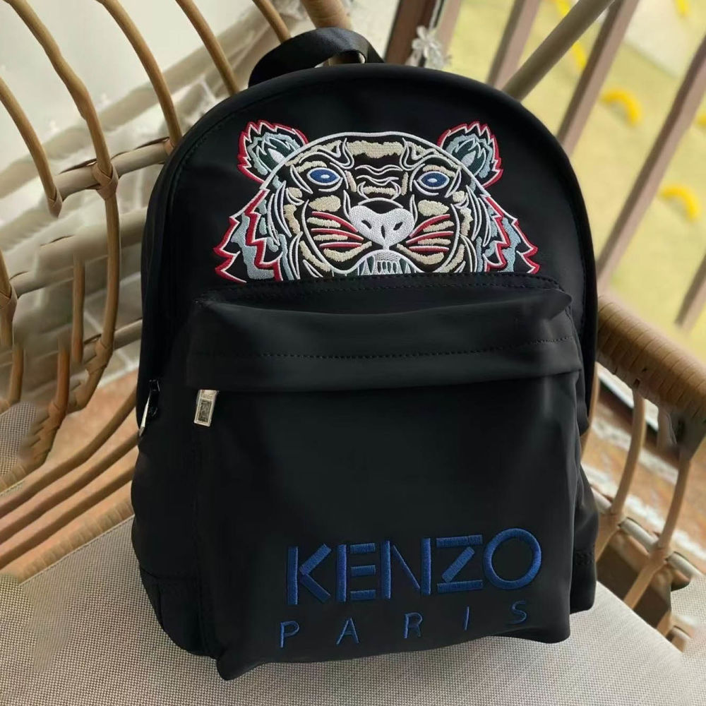 Kenzo Tiger Black & Blue Premium Backpack-1