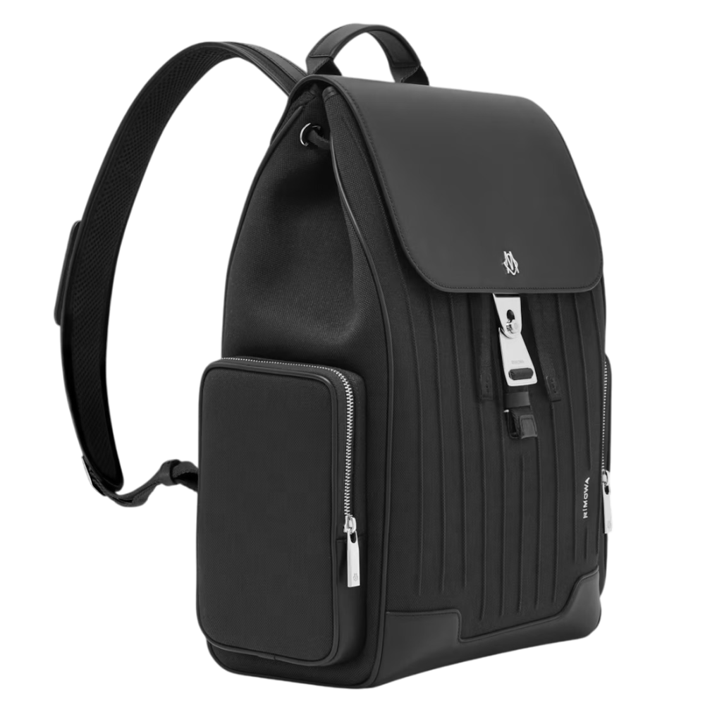 Rimowa Never Still Canvas Flap Black Large Backpack-1
