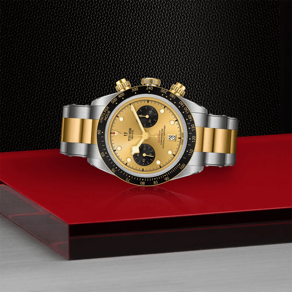 Tudor Black Bay Chrono S&G Gold Dial Premium Watch M79363N-0007-3