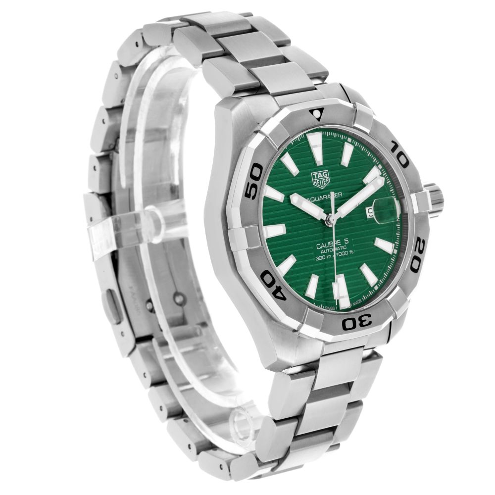 Tag Heuer AquaRacer Men's Silver Stainless Steel Watche WAY2015.BA0927-5