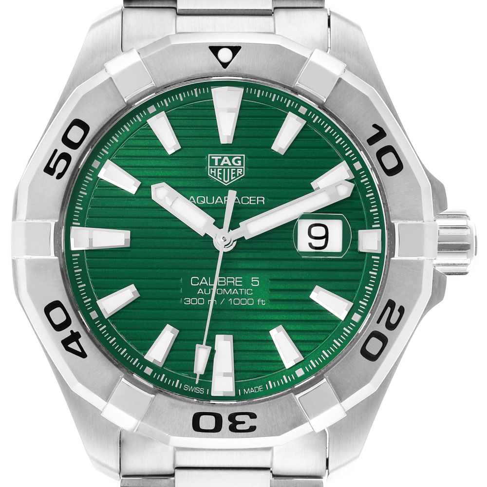Tag Heuer AquaRacer Men's Silver Stainless Steel Watche WAY2015.BA0927-2