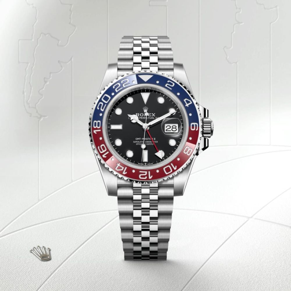 Rolex GMT-Master II Oyster, 40 mm, Oystersteel M126710BLRO-0001-5