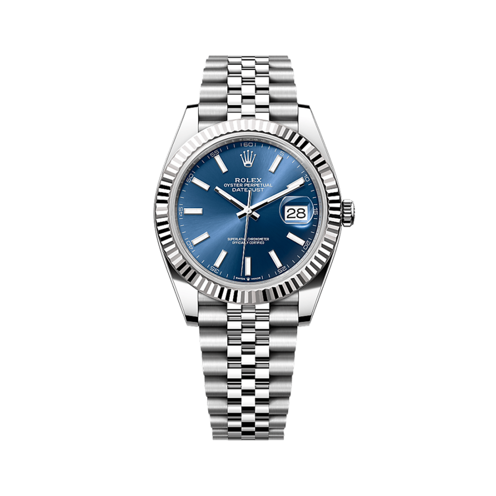 Rolex Datejust 41 Oyster, 41 mm, Oystersteel and Blue Dial M126334-0002-thumb-0