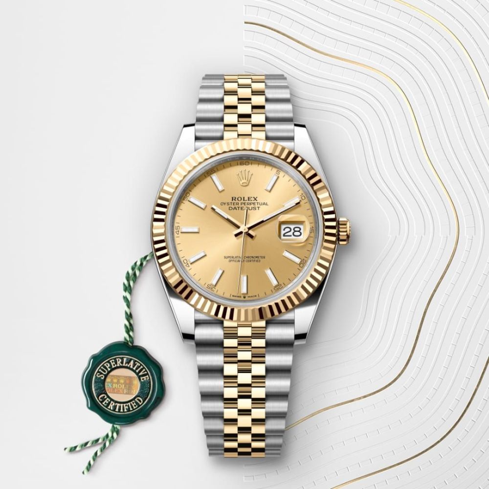 Rolex Datejust 41 Oyster, 41 mm, Oystersteel and Yellow Gold M126333-0010-thumb-7