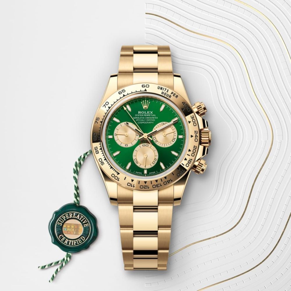 Rolex Cosmograph Daytona Oyster, 40 mm, Green Dial M126508-0008-7