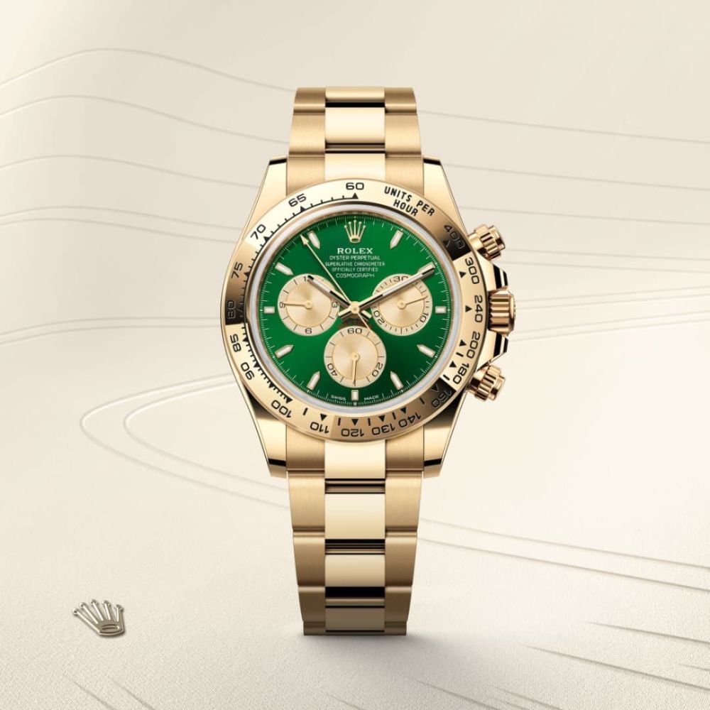 Rolex Cosmograph Daytona Oyster, 40 mm, Green Dial M126508-0008-5